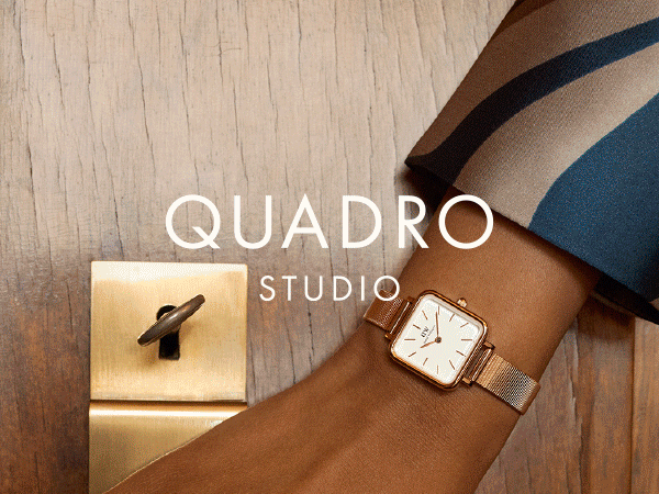 Danielwellington.com: Brand new watch: QUADRO STUDIO | Milled
