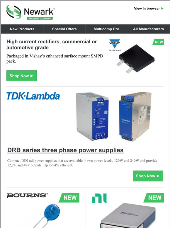 Selection of recommended products, offers & more