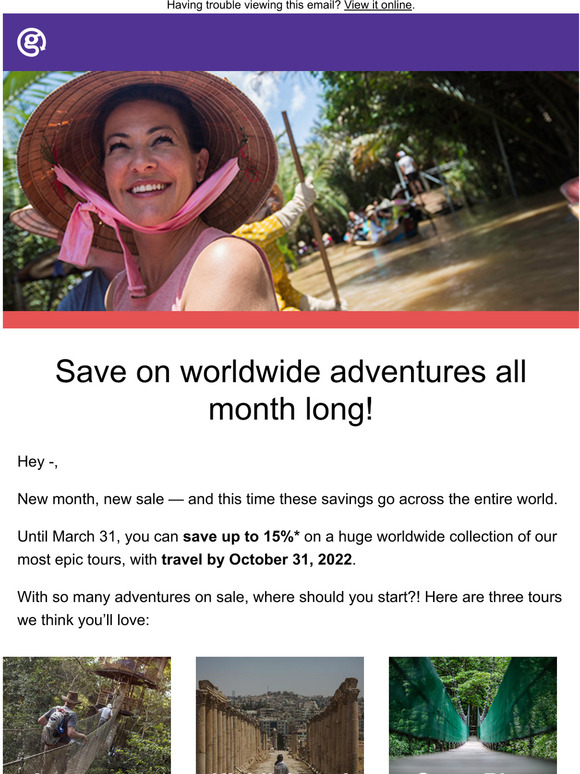 This month only: Save on the ENTIRE world!