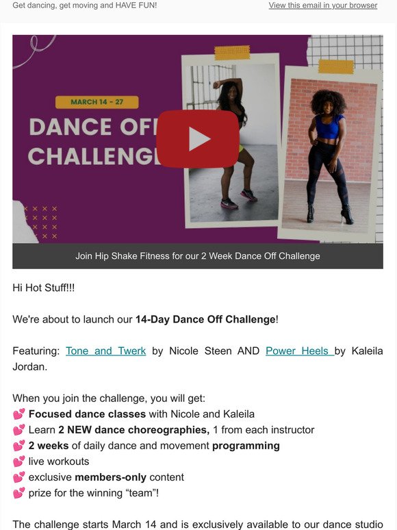 IT'S HERE! The Sassiest Dance Challenge Ever.