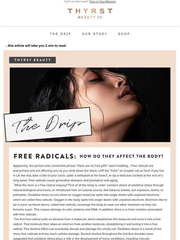 The Drip  Free Radicals: How Do They Affect The Body?