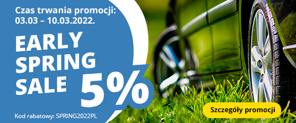 Wiosenna promocja – rabat -5%!