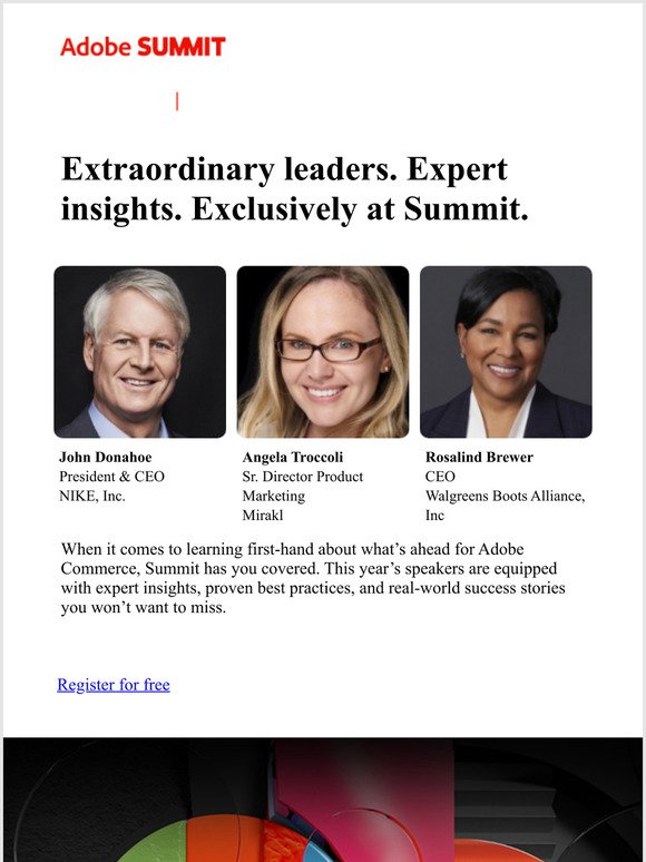 Summit speakers you simply cant miss