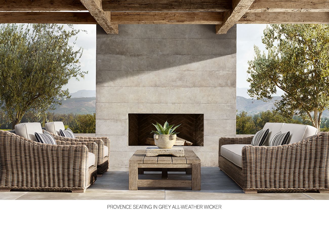 Restoration Hardware Provence & Paraiso. Handwoven Outdoor Collections