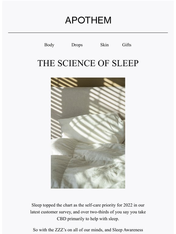 The Science Behind CBD & Sleep