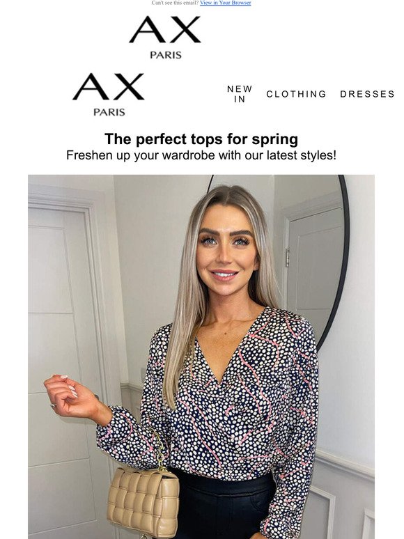 The perfect tops for spring 