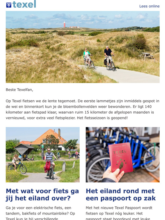 Kom Dit Voorjaar Fietsen Op Texel Milled 3178