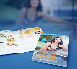 Colorful, expertly designed fitness booklets, perfect for showcasing your gym's services. Your customers will browse your gym's excellent services with these full or half sized, full color booklets.