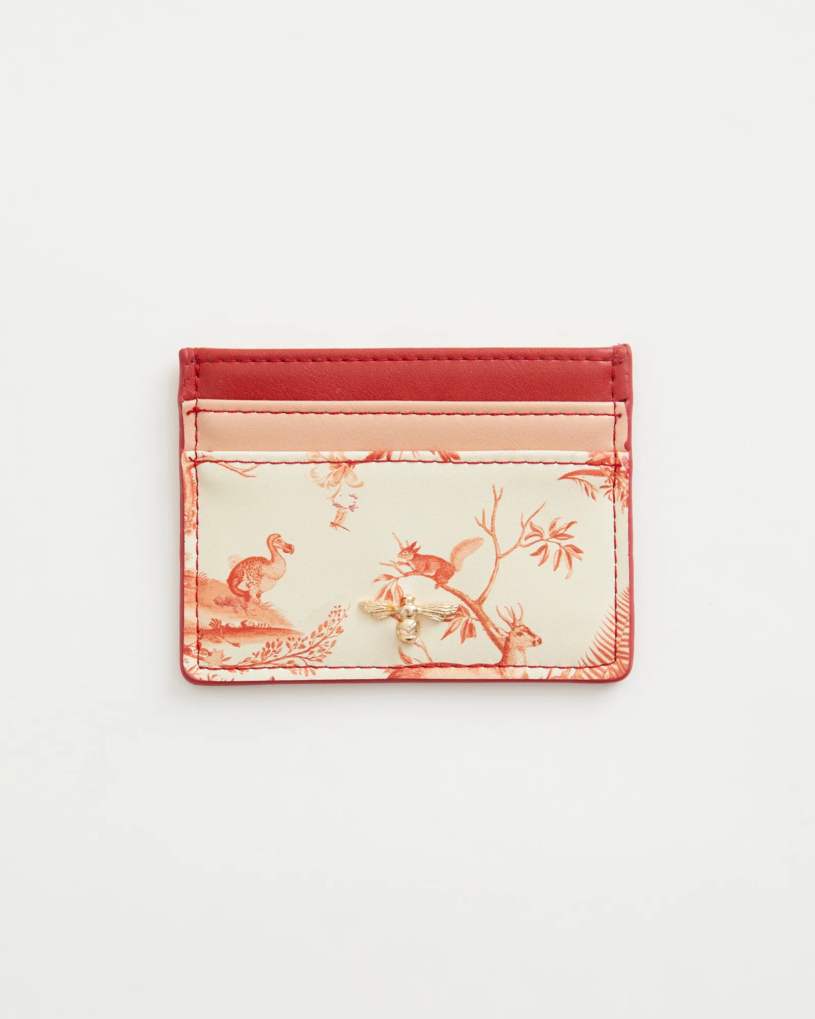 Image of Toile de Jouy Vintage Rose Card Holder
