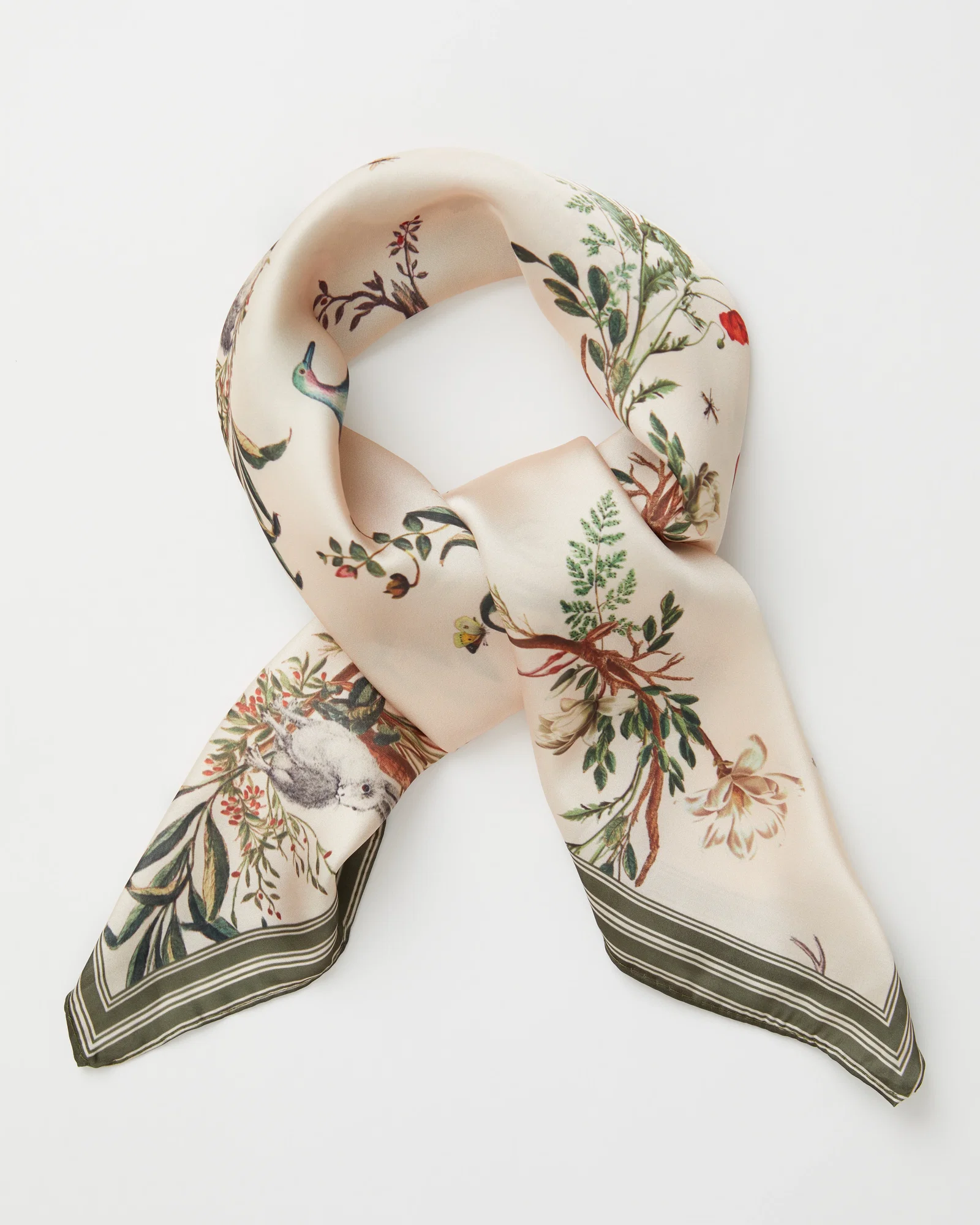 Image of Toile de Jouy Square Scarf