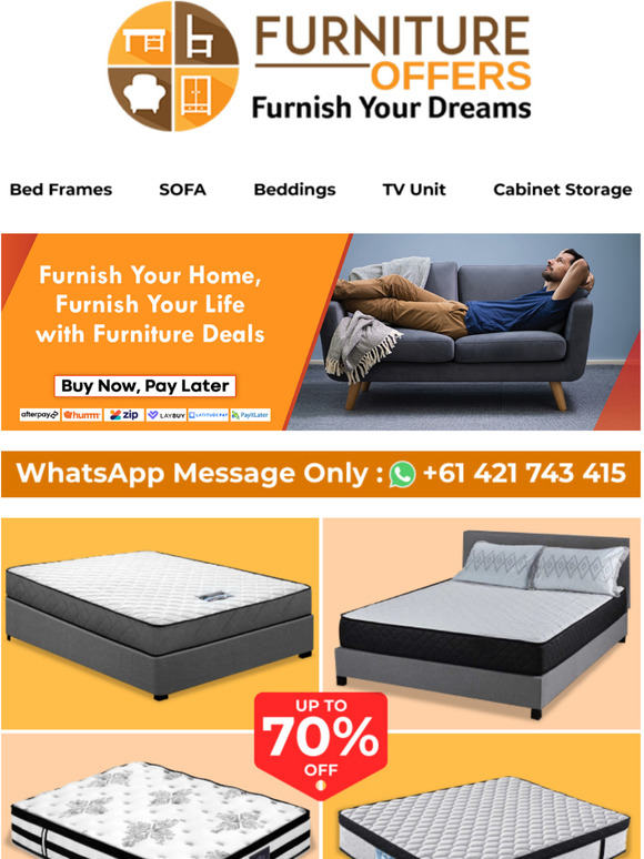 Buy Best Collection Of Furniture Get Up to 70% off Store-Wide