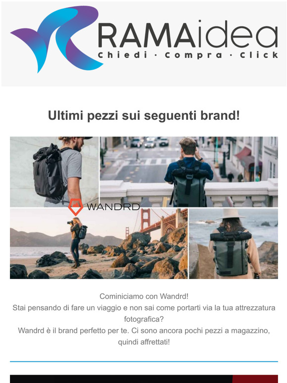 Ultimi pezzi a magazzino! Scopri i brand