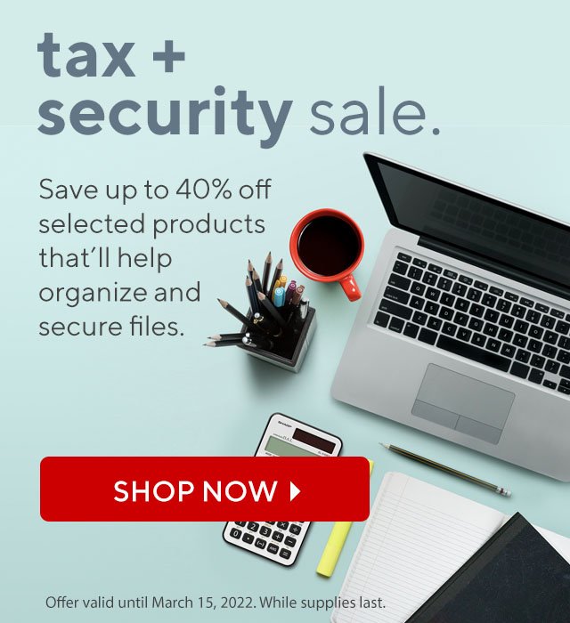 tax + security sale