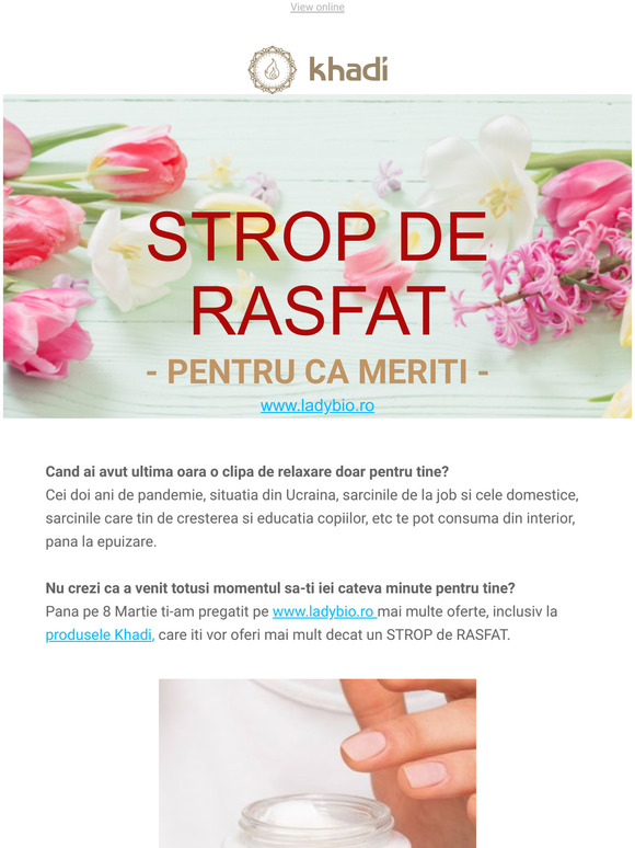Un strop de rasfat .... pentru ca meriti