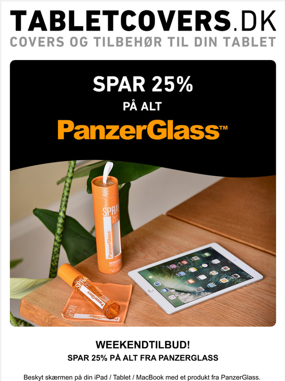 SPAR 25% p ALT fra danske PanzerGlass