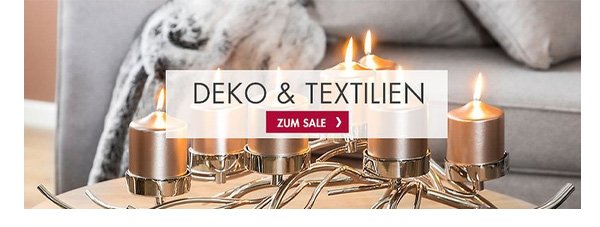 Deko-Textilien-Sale