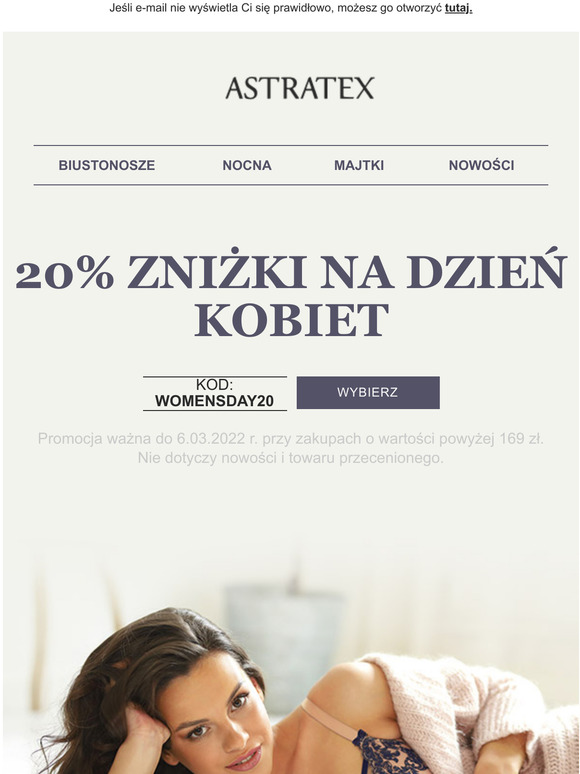 Wyjtkowe modele  A do tego 20% zniki.