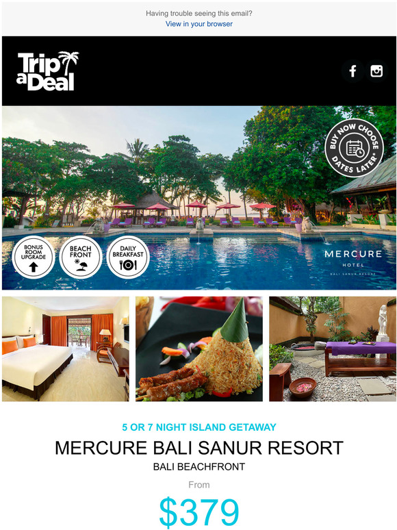 TripADeal: Un-Bali-vable Deals You Need To Know About! | Sanur | South ...