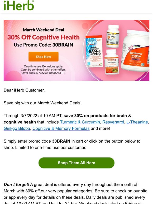 How To Sell iherb 5 promo code