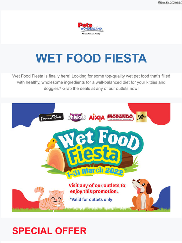 WET FOOD FIESTA FOR YOUR KITTIES & DOGGIES  Special Bulk Offer!