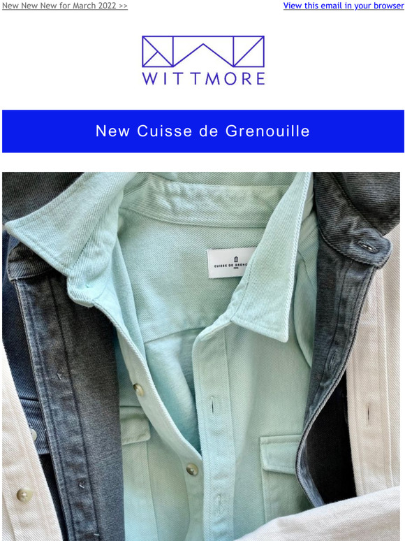 We got you - New Cuisse, Velva Sheen, Free & Easy, Patagonia