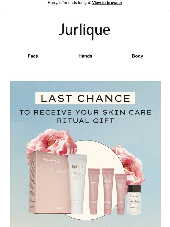 Your Skin Care Ritual Gift! Ends Tonight