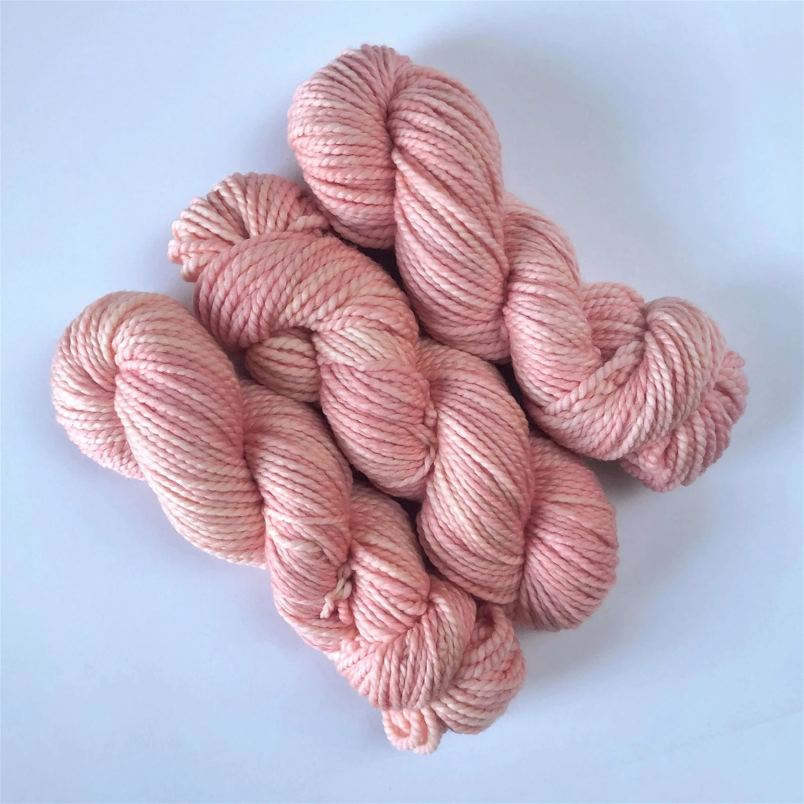 Image of Cherry Blossom SuperChunk Bulky Yarn -- Hand Dyed Superwash Extrafine Merino Wool