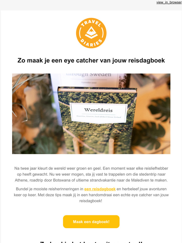 Travel Diaries De Leukste Ideen Voor Jouw Reisdagboek Milled