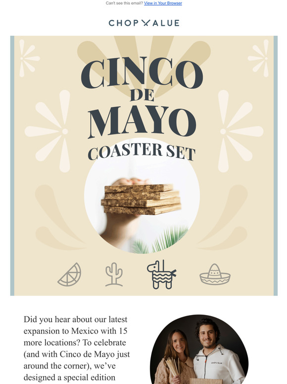 Celebrate Cinco de Mayo with our limited edition coasters 
