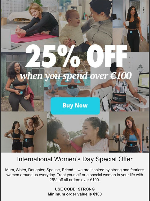 Weekend Treats to Celebrate Women with 25% OFF .