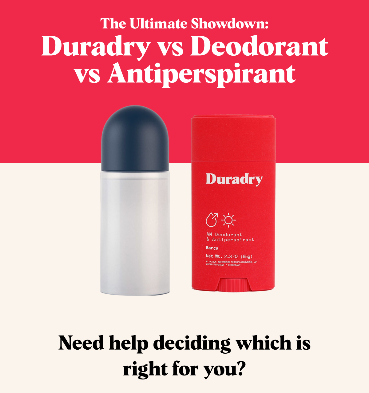 Novadore USA, Inc Deodorant vs antiperspirant Whats the difference