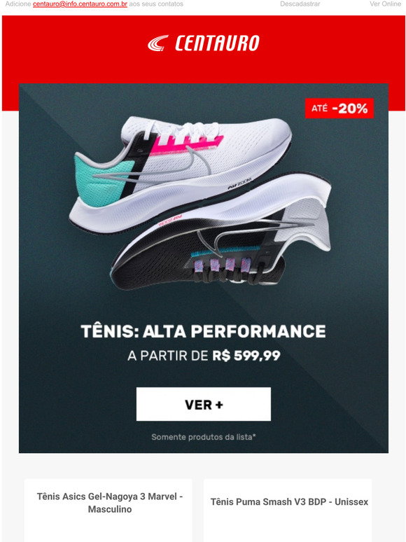 Centauro: Tênis Adidas por R$ 99,99! 😱 | Milled
