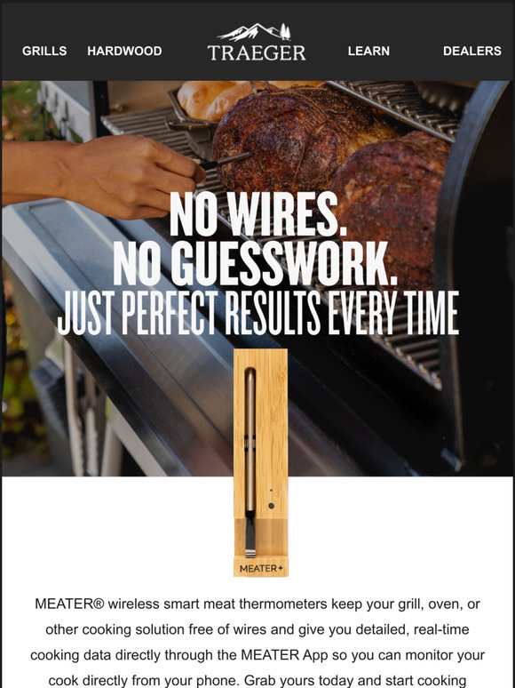 Traeger Grills Get Perfect Results Every Time with MEATER Milled