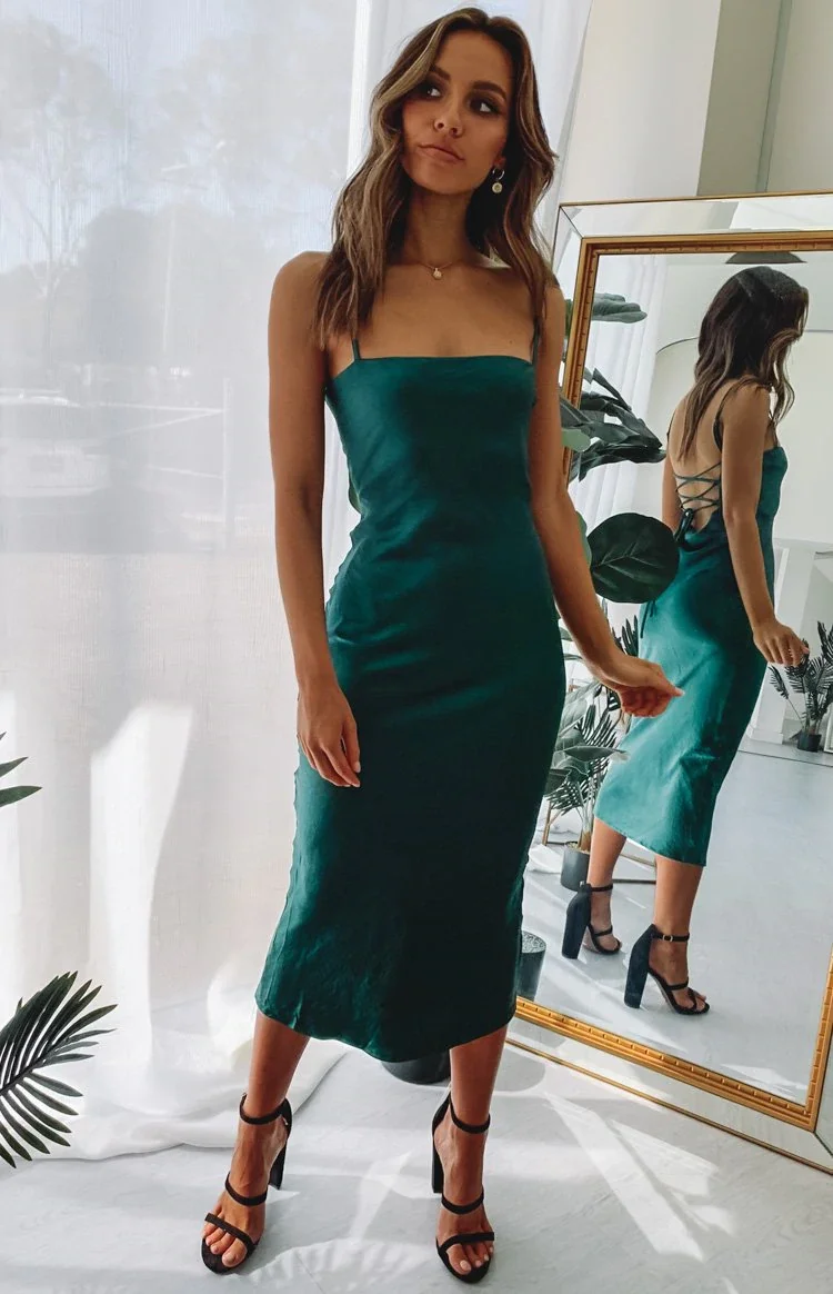 Image of Amaryllis Dress Emerald
