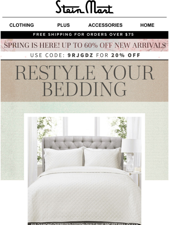 Stein Mart What To Buy New Sheets for Your Bedroom Milled