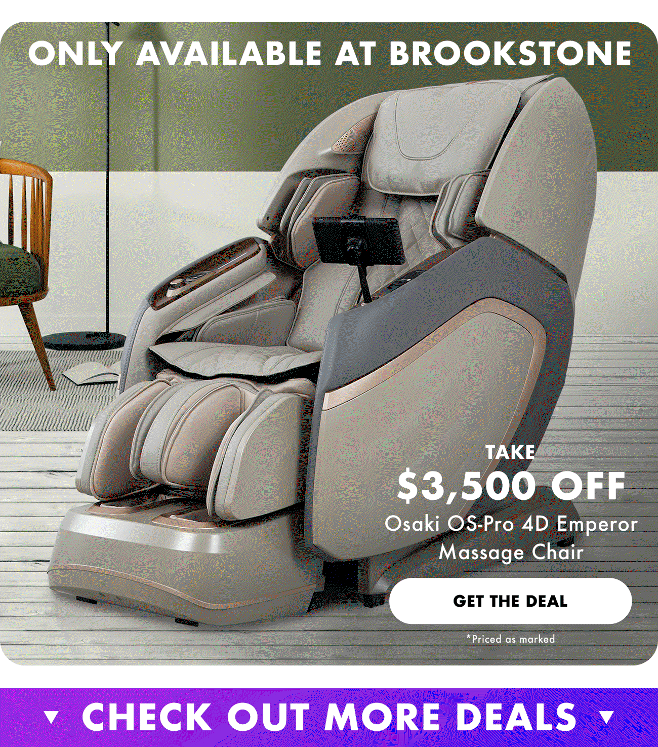 Osaki OS-Pro 4D Emperor Massage Chair