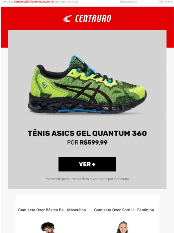 Centauro: As melhores ofertas do seu dia! Mais de 50% OFF! | Milled
