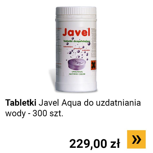 Tabletki Javel Aqua do uzdatniania wody - 300 szt.