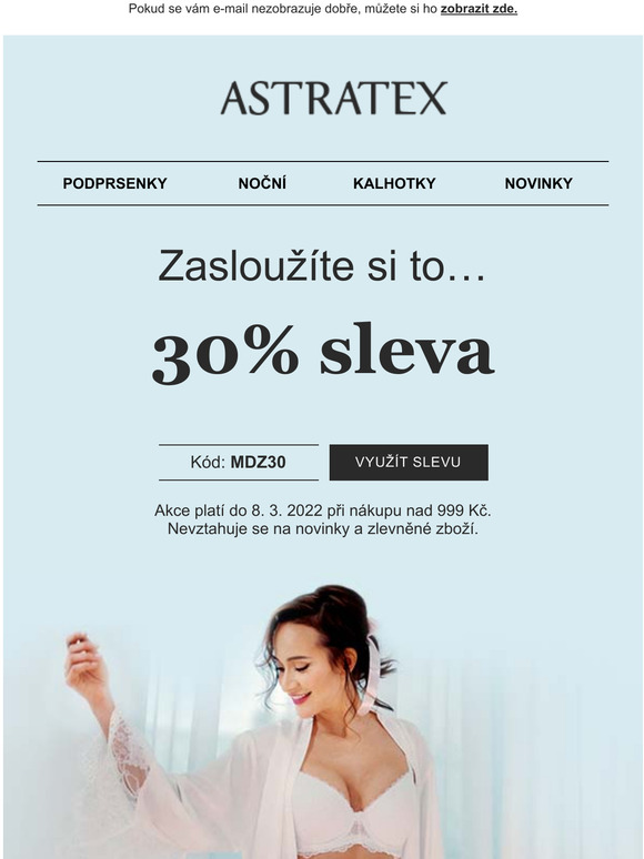 Odmte se, zasloute si to. 30% sleva pro vs.