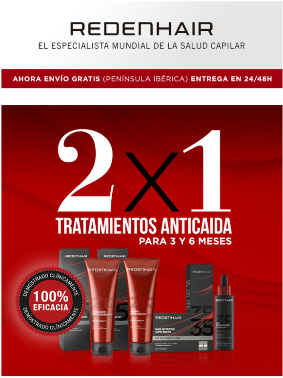 2x1 en Tratamientos Anticada de 3 y 6 meses!