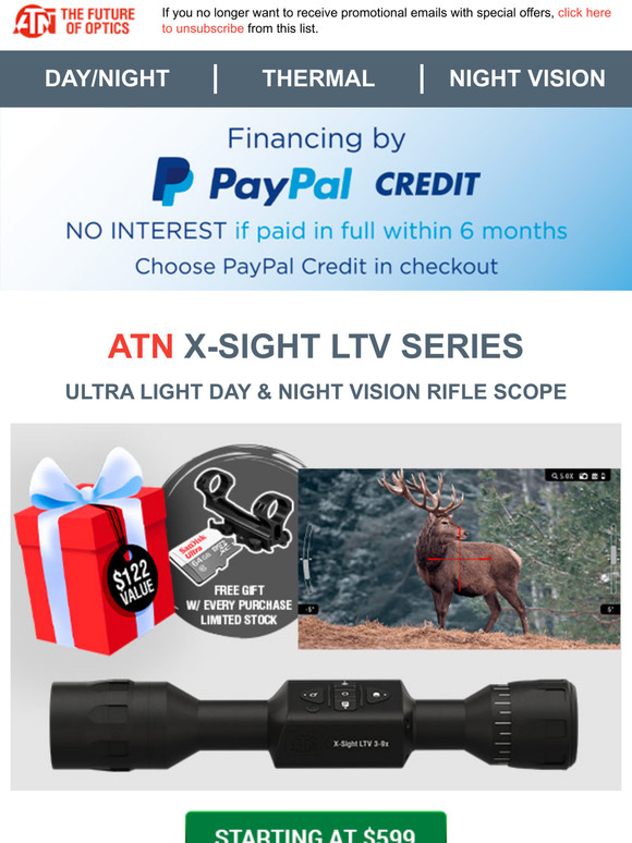 Atn Maker Of Night Vision And Thermal Imaging Hunt Day Or Night With One Scope Capture Images