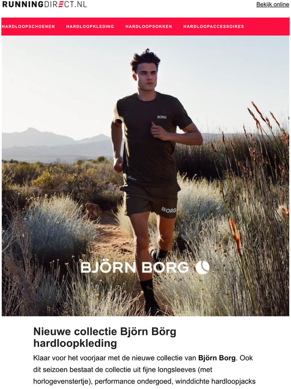 Ontdek de nieuwe collectie Bjrn Borg hardloopkleding