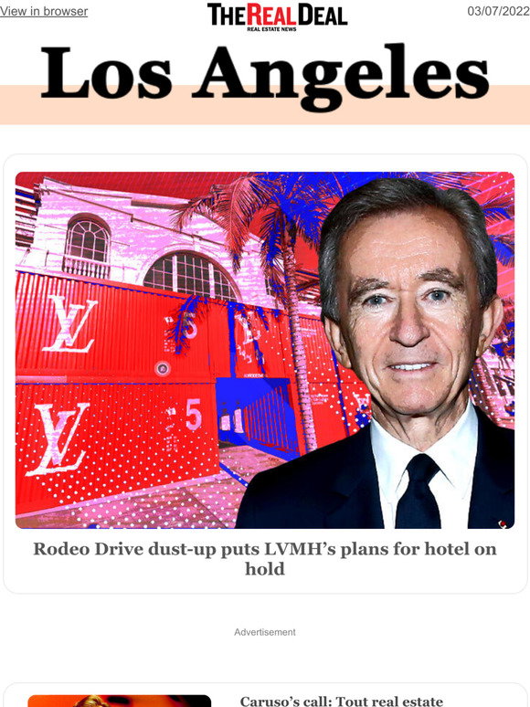 LVMH gets go ahead for hotel on Rodeo Drive - GPAM