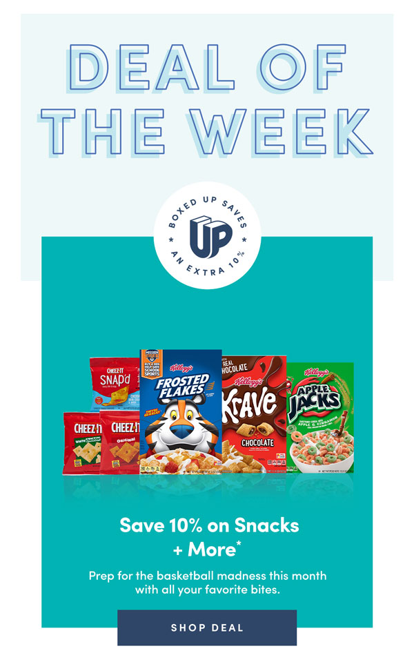 Boxed Save BIG on your entire order + A tasty Deal of the Week! Milled