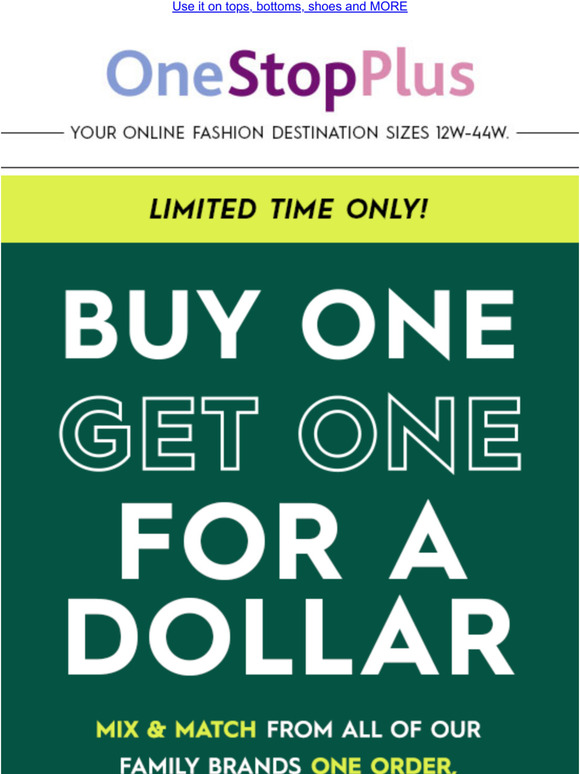 One Stop Plus ACTIVATED Buy One Get One 1 Milled