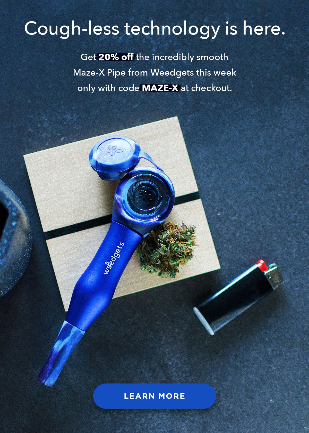 20% Off the Maze-X Pipe by Weedgets with code MAZE-X