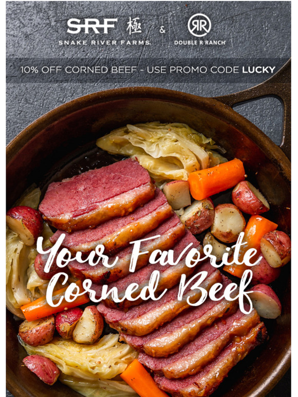 Snake River Farms Corned Beef is Back! Milled