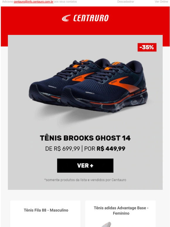 brooks ghost centauro