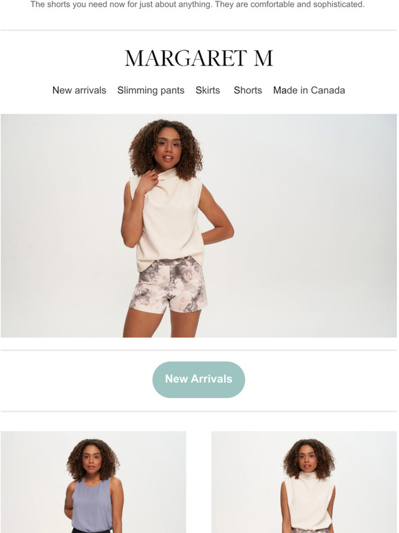 Shorts that are fun, comfortable and sophisticated.