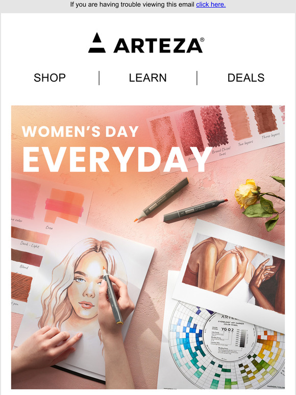 Arteza® Art Supplies Email Newsletters Shop Sales, Discounts, and